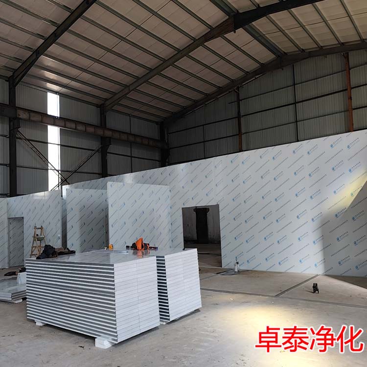 河北凈化車間施工現(xiàn)場圖，裝修河北凈化車間找卓泰凈化工程